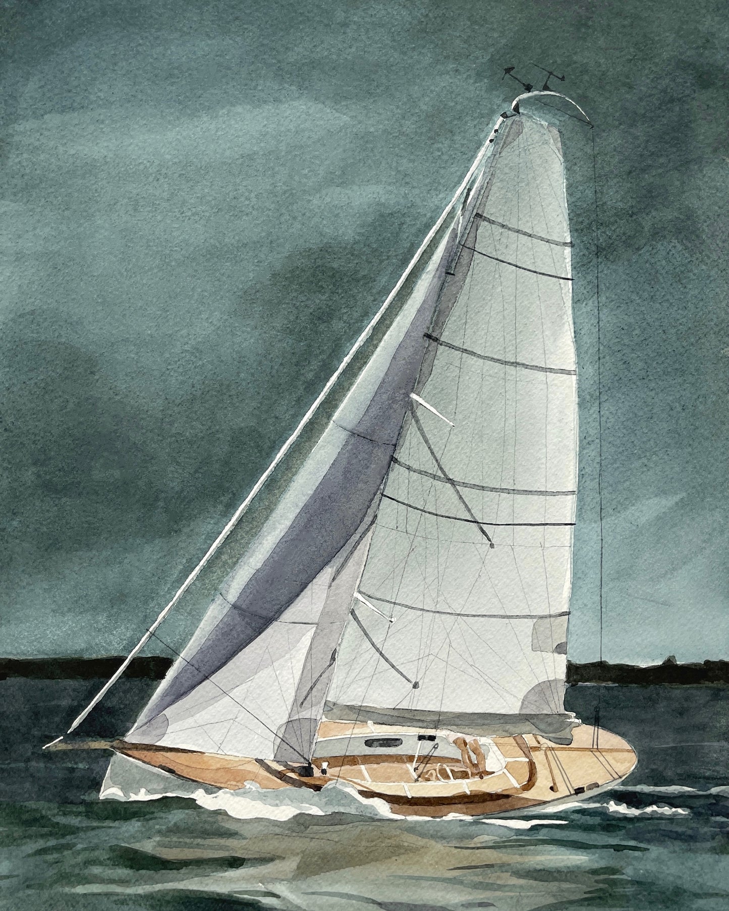 Sailing Club painting 18